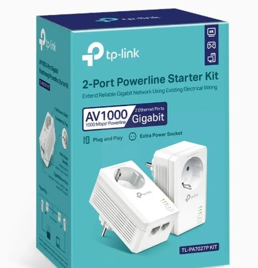 TP link adaptér powerline 2 port TL-PA7027P