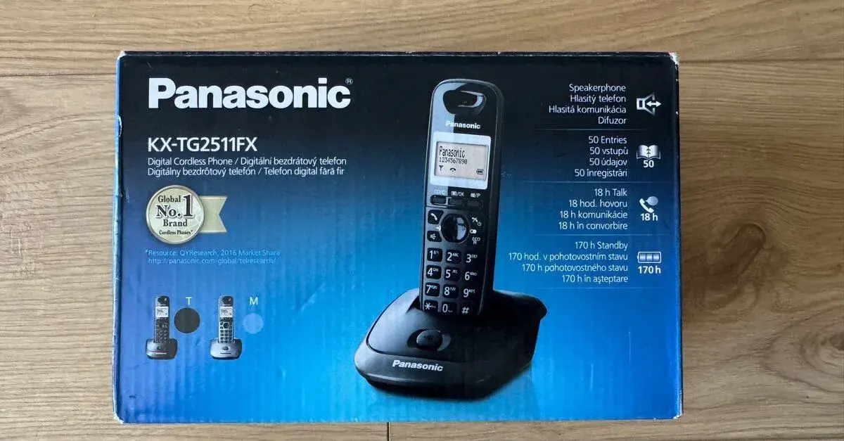 Bezdrôtový telefón Panasonic KX-TG2511FX
