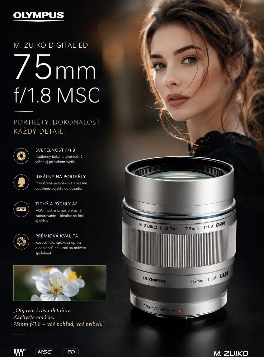 Olympus M.Zuiko 3 objektívy