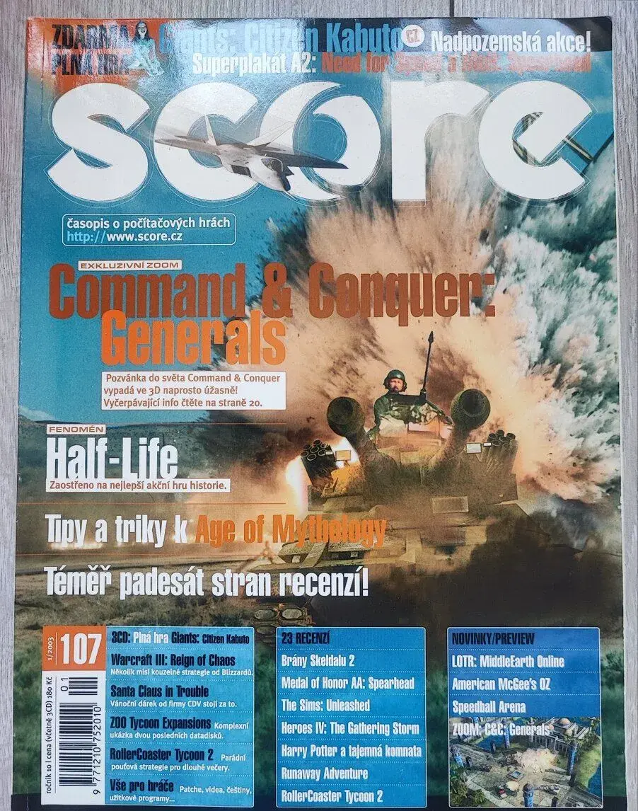 Score č. 107 (1/2003) s 2 CD