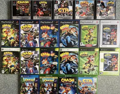 CRASH BANDICOOT na ps1, ps2, ps3, xbox, xbox360 VŠETKY ČASTI