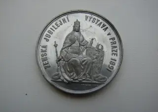 Medaila výstava v Prahe 1891.