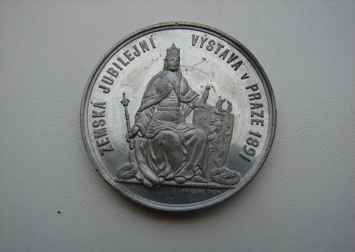 Medaila výstava v Prahe 1891.