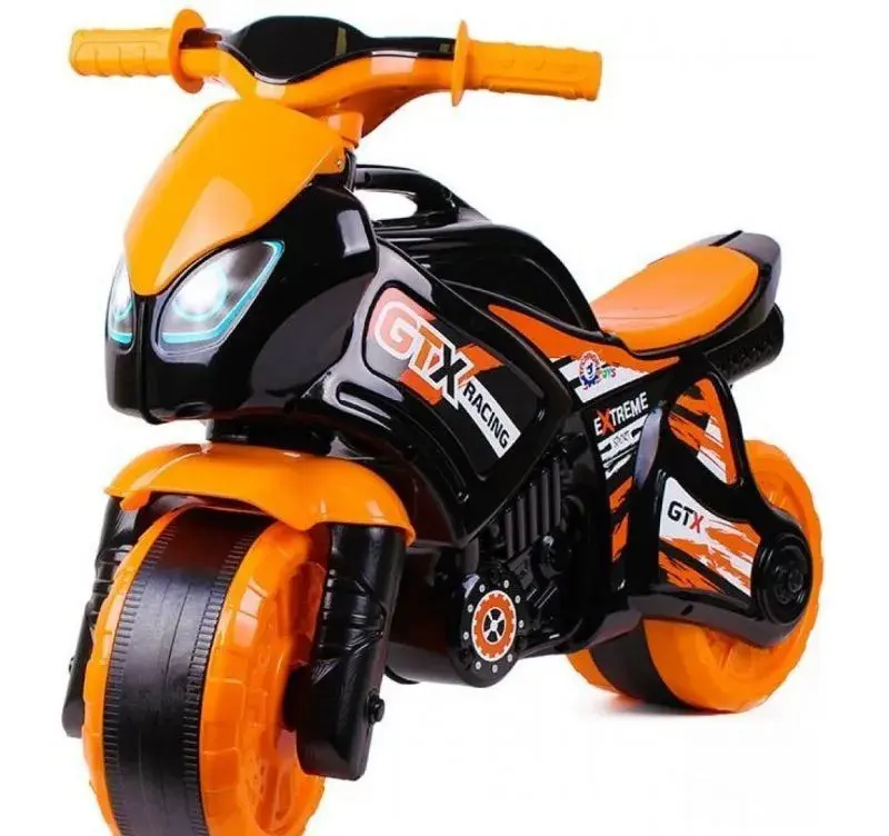 Odrážadlo oranžová motorka