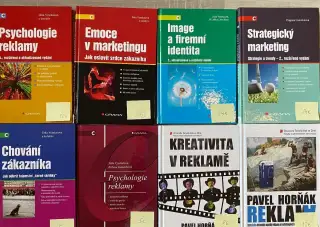 Odborné knihy- psychológia, marketing, reklama, komunikácia