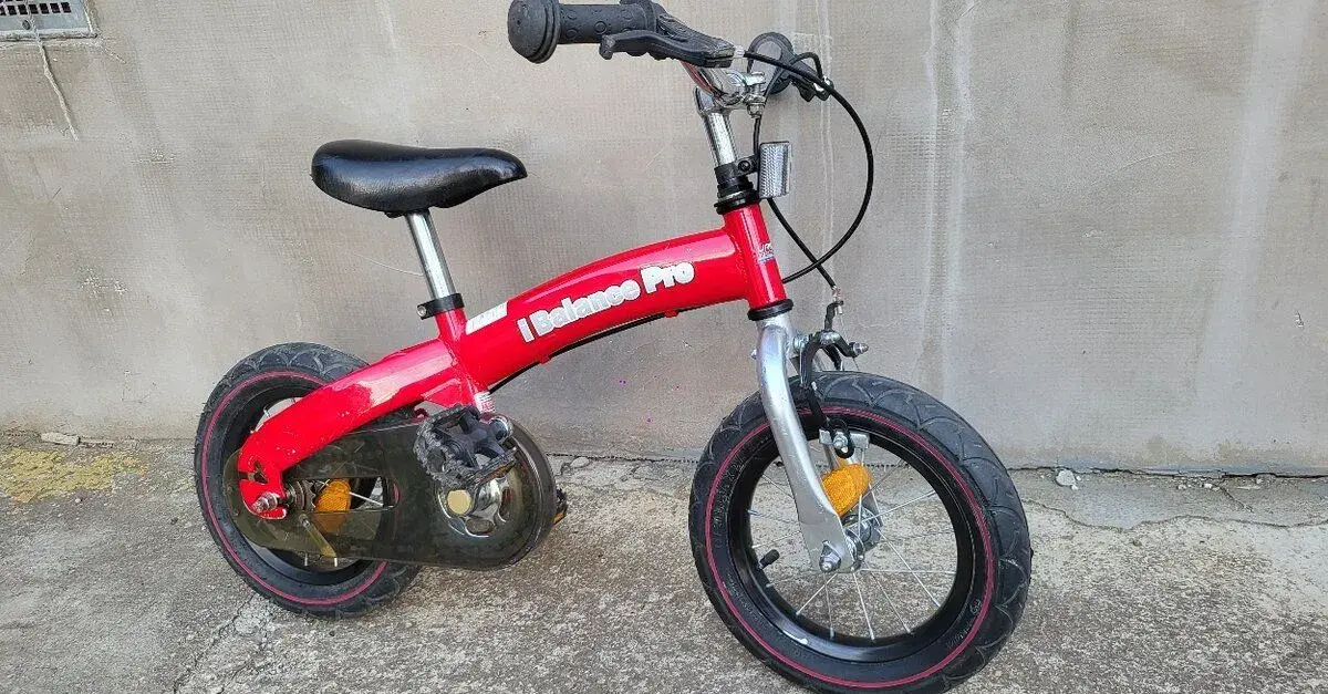 Detsky bicykel a sucasne odrazadlo