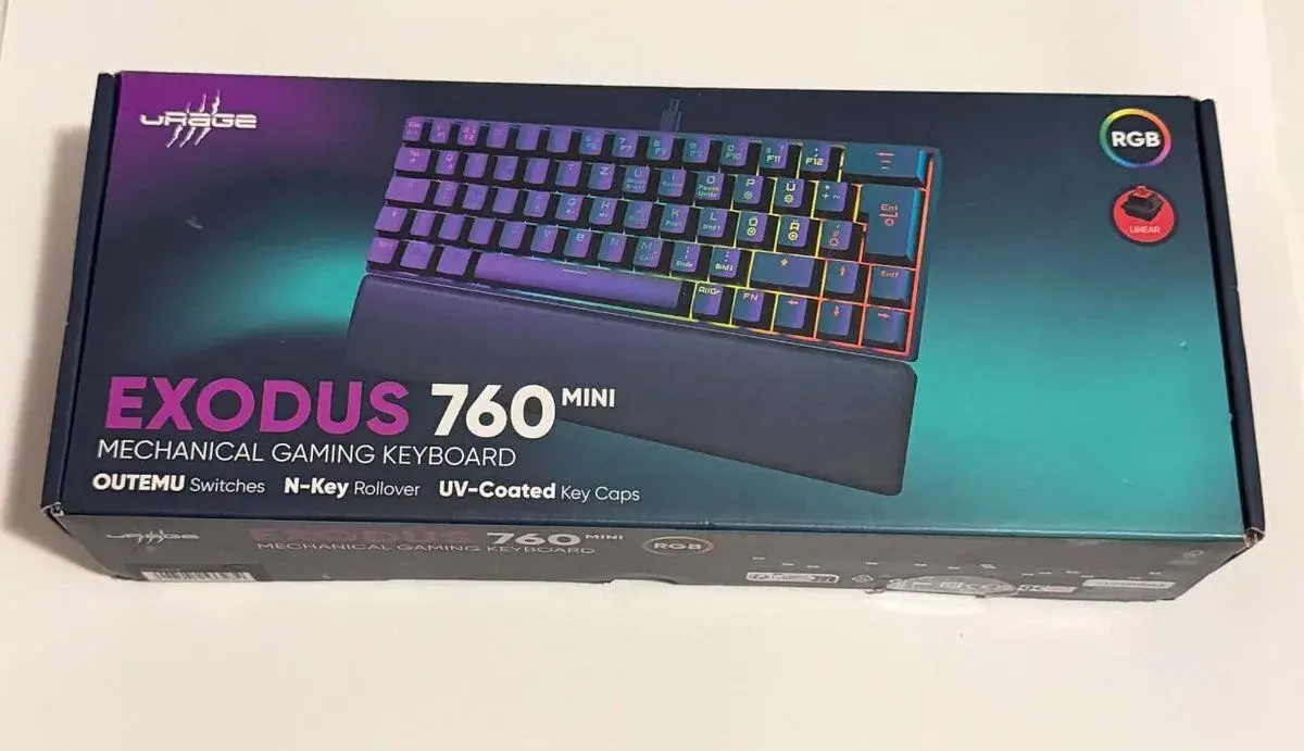 uRage mechanická gamingová klávesnica Exodus 760 Mini