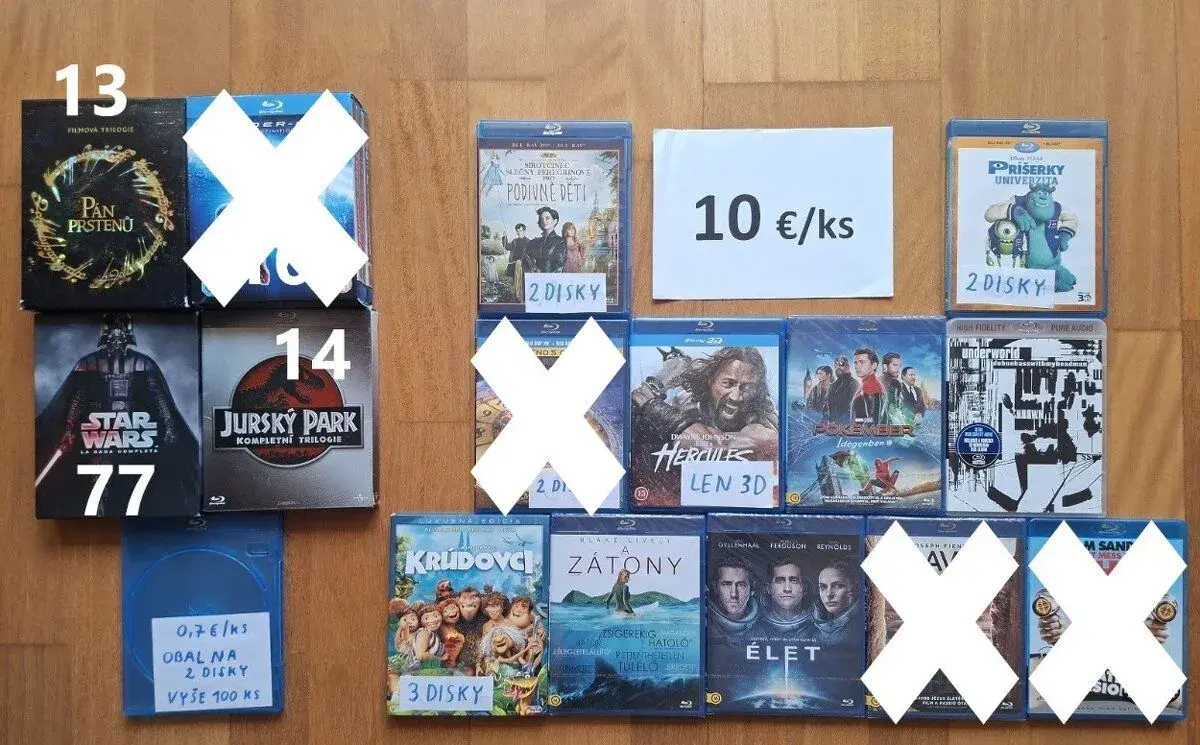 BluRay, Blu Ray, Blu-Ray filmy na predaj