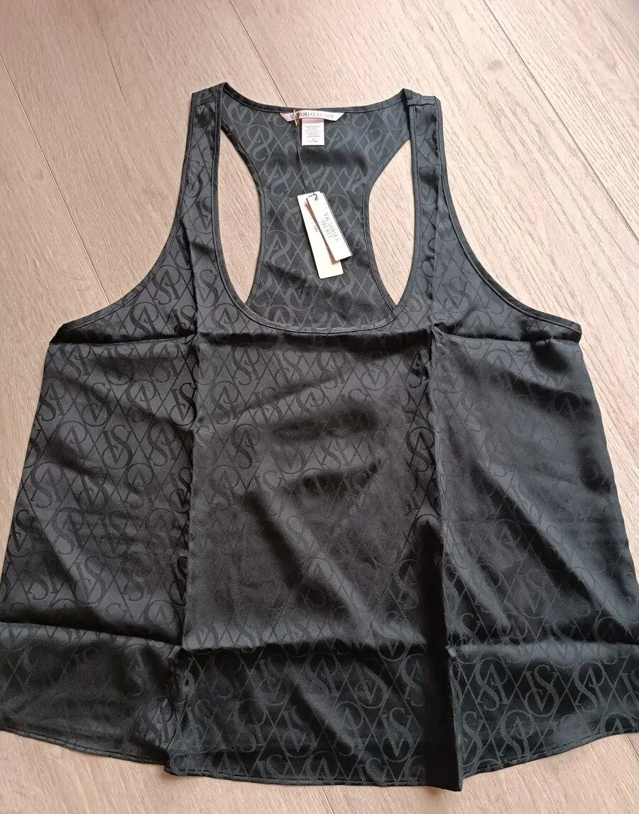 čierne satin tileko M od Victoria´s Secret