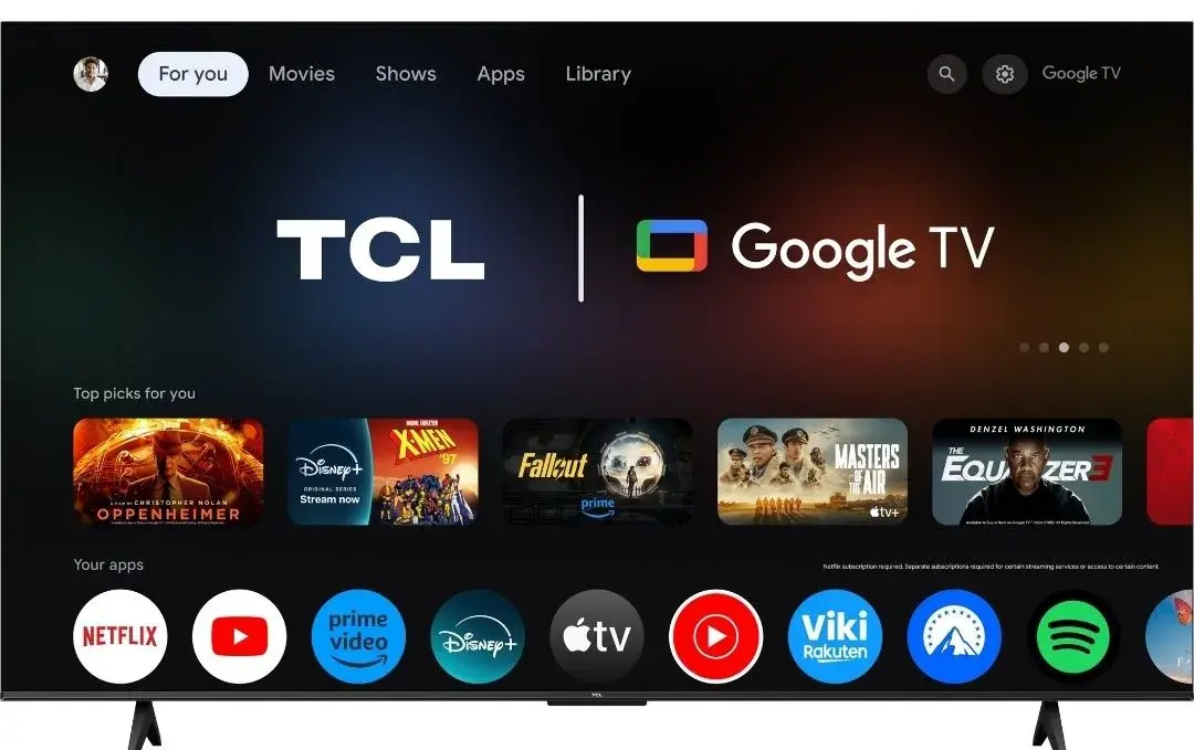 4K TV 75" TCL 75P6K, ako nový, Google TV OS, model 2026