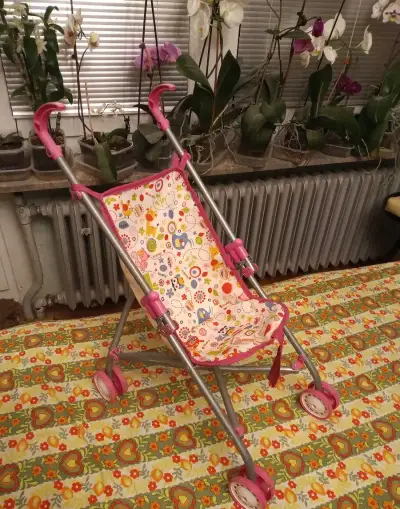 kocik pre babiky ruzovo-biely
