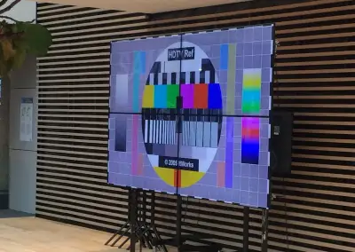 UHD video stena