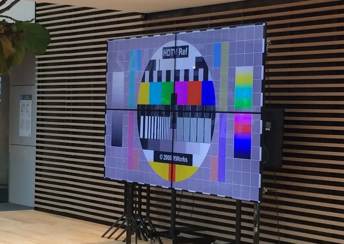 UHD video stena