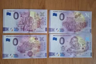 0 eurová bankovka 0€ , Schone Náci,Korunovácia Rudolfa