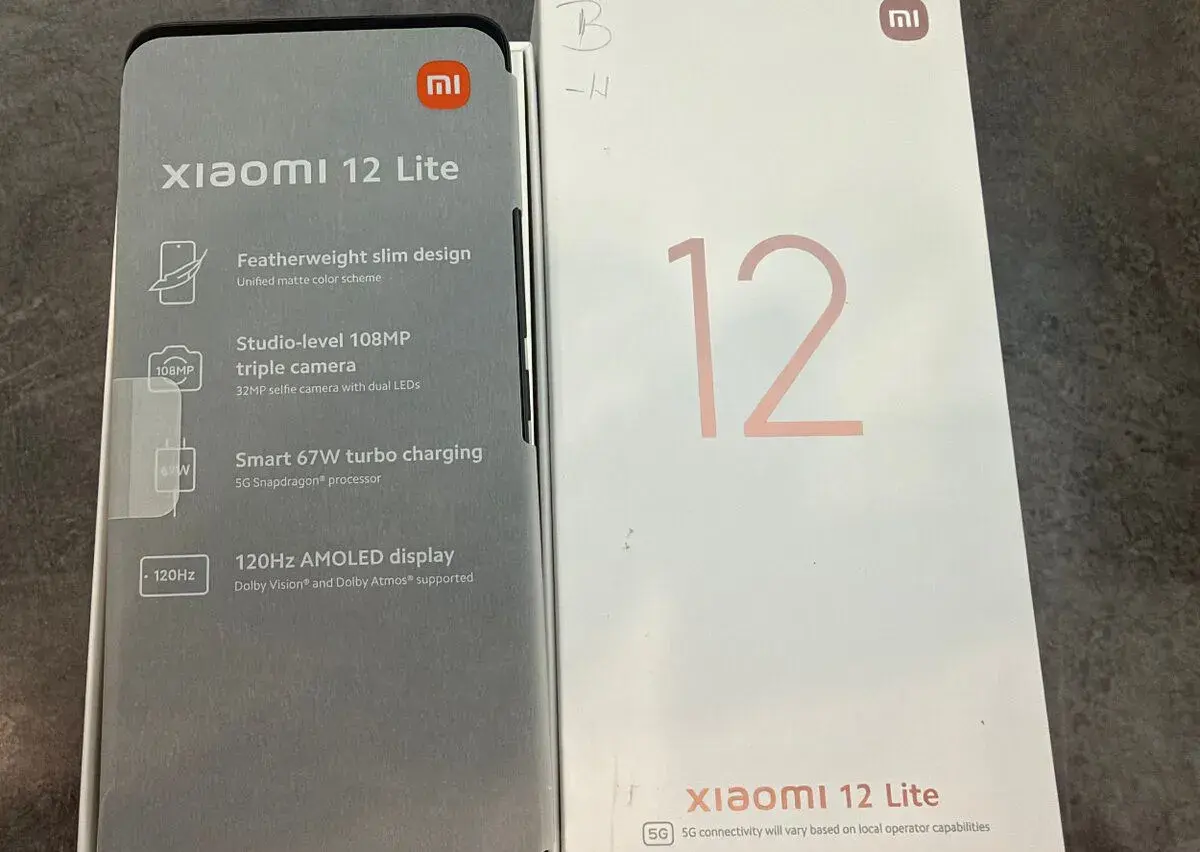 XIAOMI 12 LITE-128GB/6GB