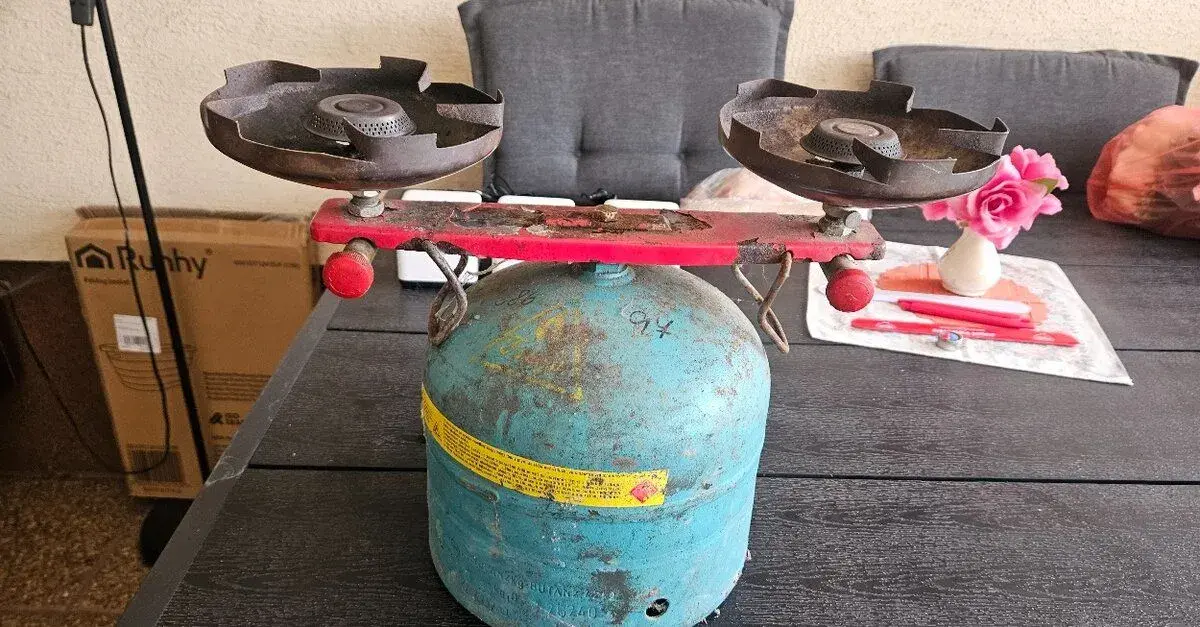 Plynový varič dvojplatnička 2kg flasa
