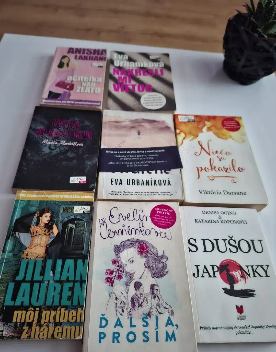 Set 8 kníh pre ženy – Evitovky a skutočné osudy