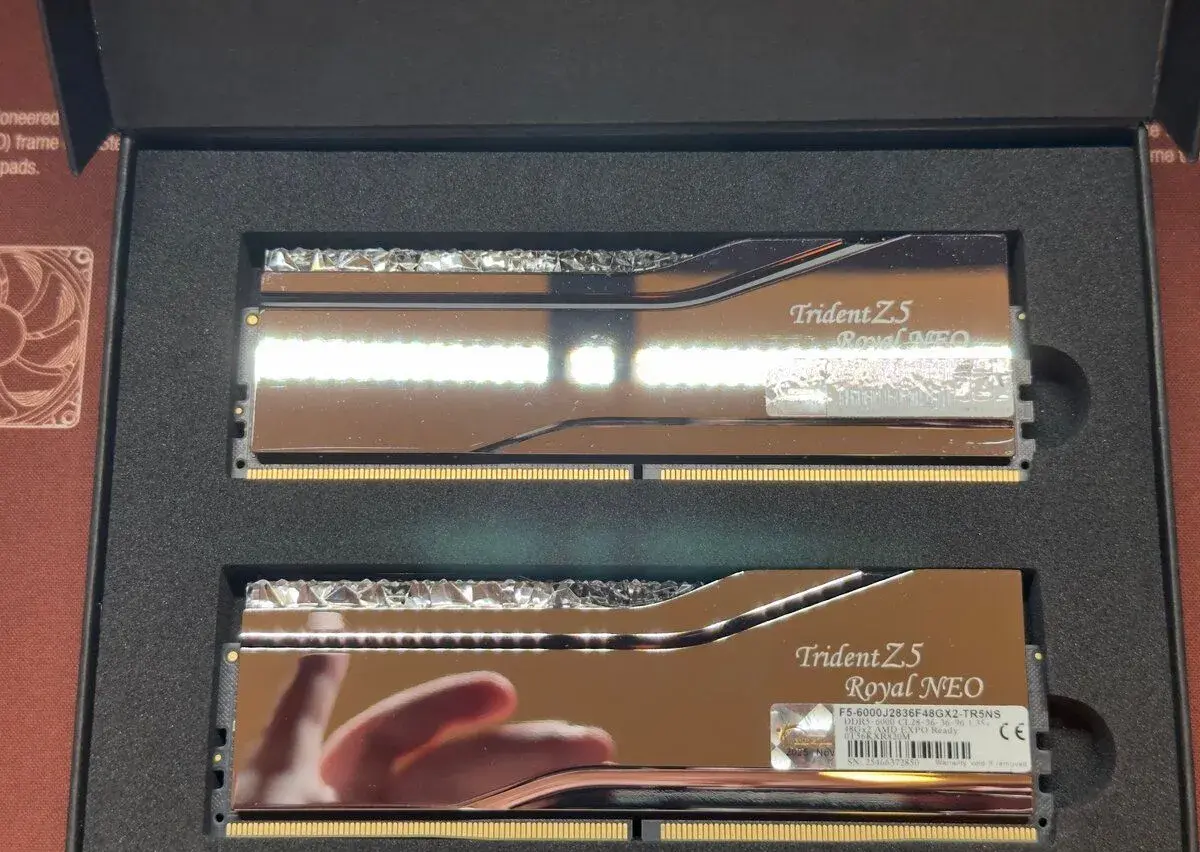 G.SKILL 96 GB DDR5 6000 MHz CL28 Trident Z5 Royal Neo Silver