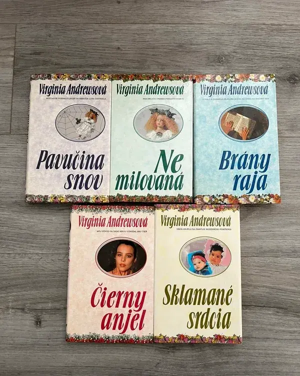 Virginia Andrewsová – séria Casteel – 5 kníh