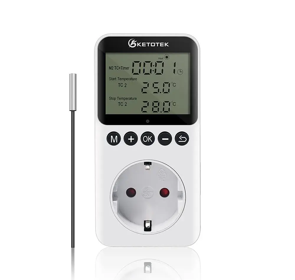 Digitálna termostatická zásuvka KT3200 s časovačom