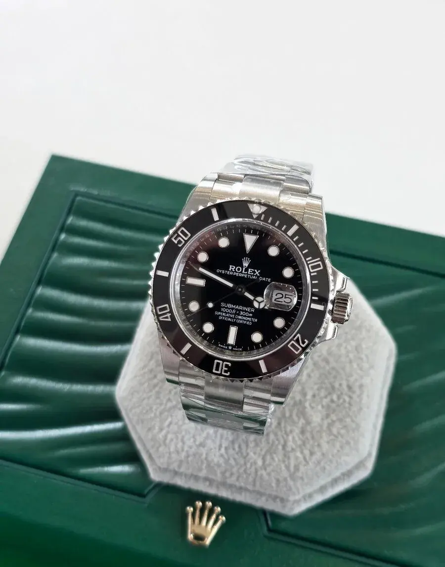 SUPERCLONE Rolex Submariner Date, Nové, 41mm, Čierne