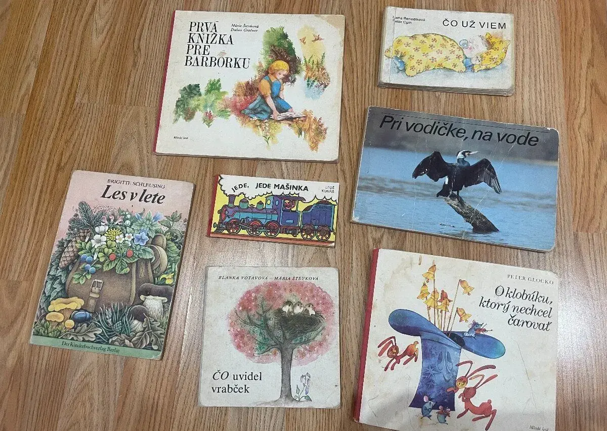 retro leporelá: Prvá knižka pre Barborku, Čo už viem, Čo uvi