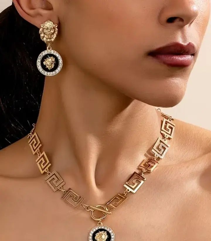 VERSACE-- DÁMSKY POZLÁTENÝ SET