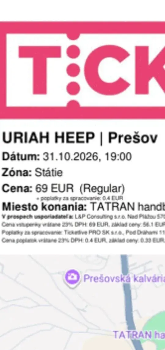 Vstupenky