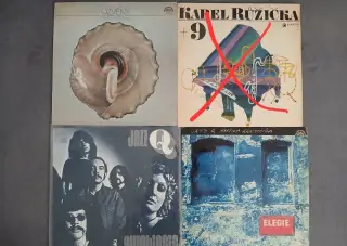 LP platne mix (viac ako 30kusov)
