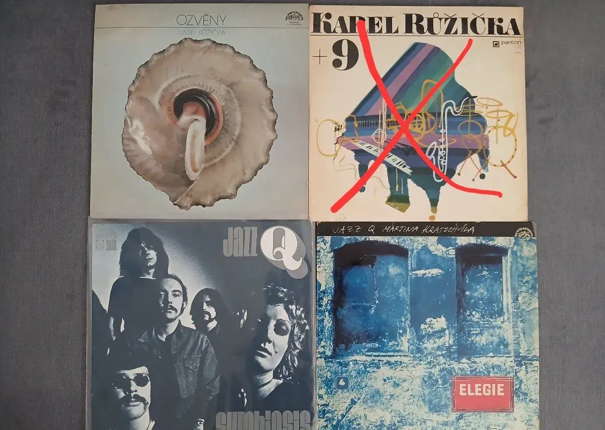 LP platne mix (viac ako 30kusov)