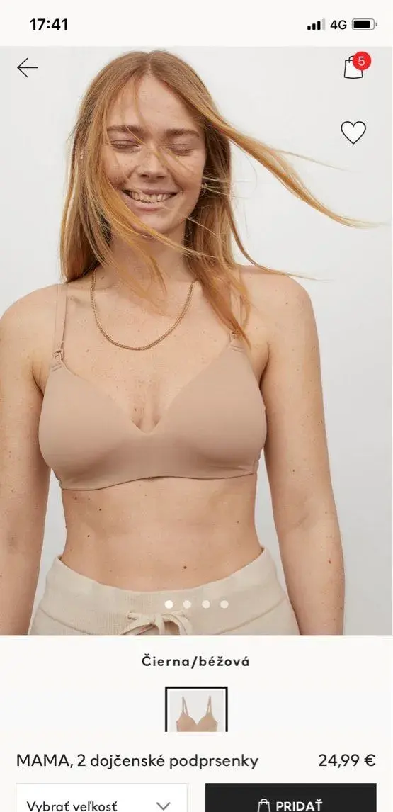 Mama dojčenské podprsenky H&M