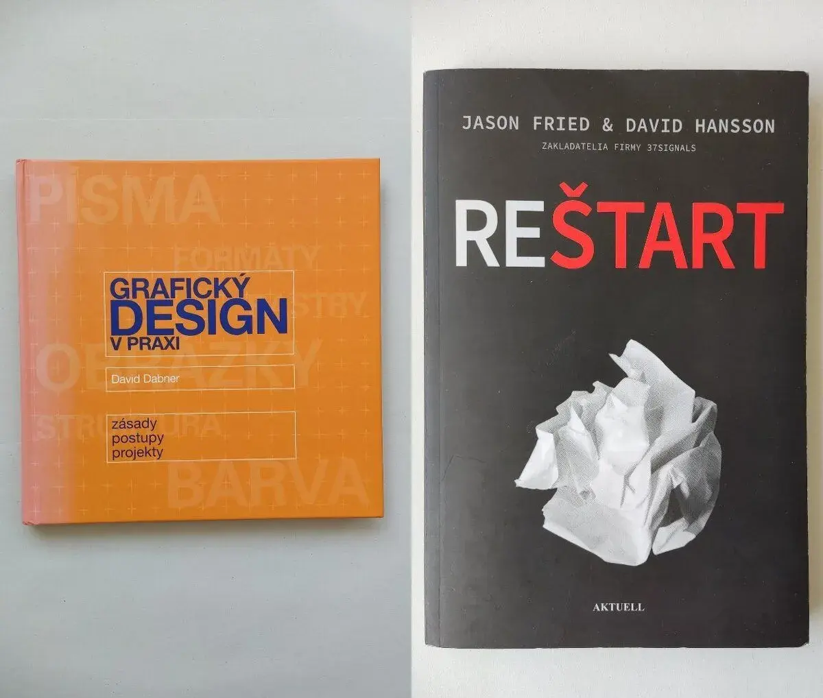 Knihy Reštart & Grafický design v praxi