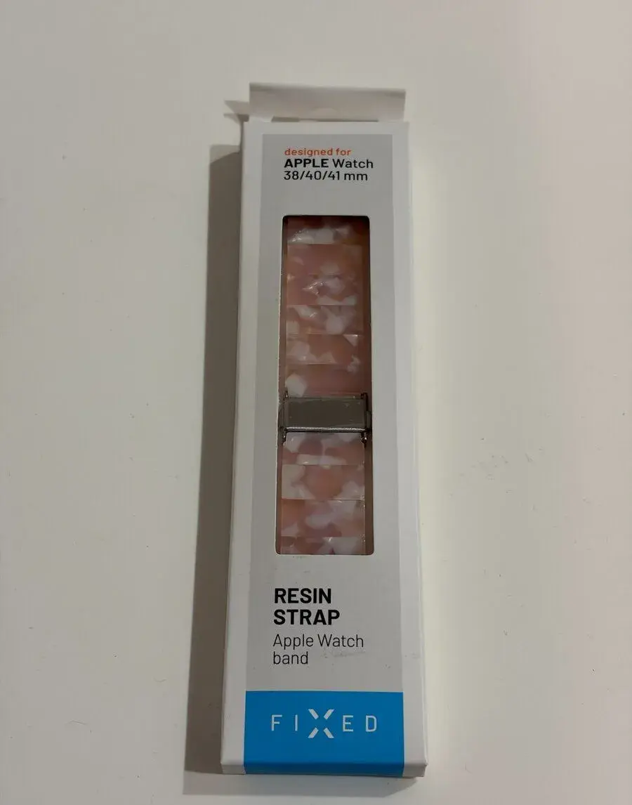 FIXED živicový remienok Apple Watch 38/40/41mm ružový