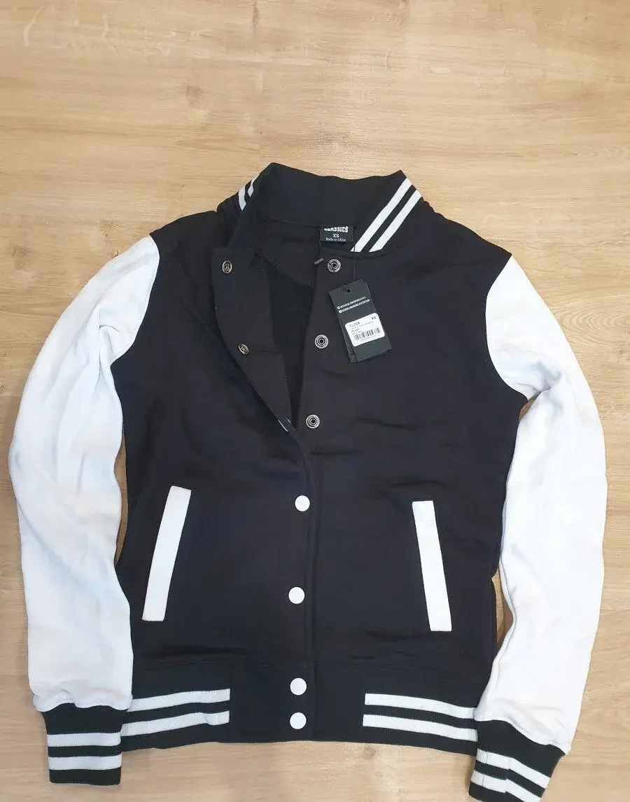 Nová Bunda Ladies 2-tone College Sweatjacket veľkosť XS