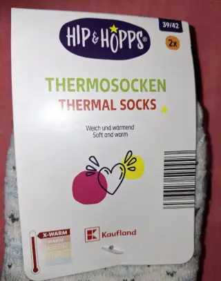 Dámske vianočné termo ponožky.