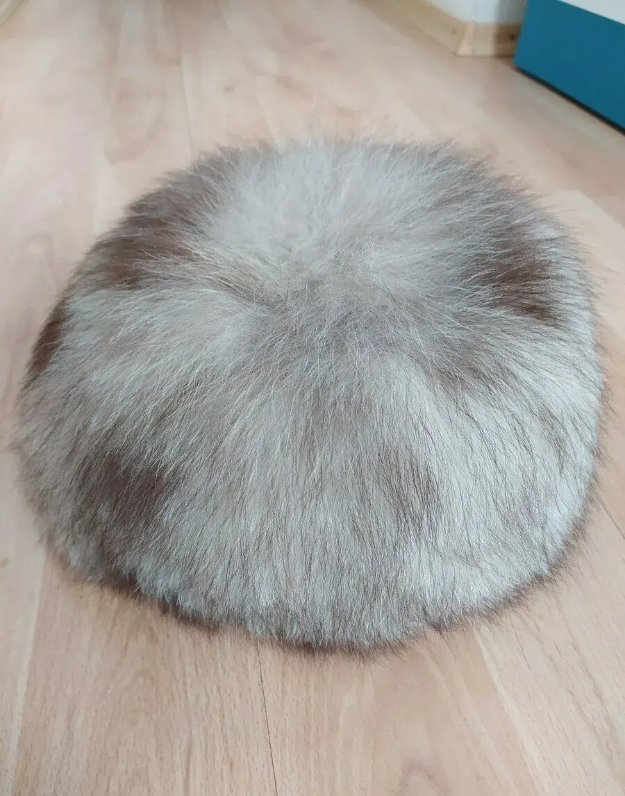 Čiapka z líšky striebornej