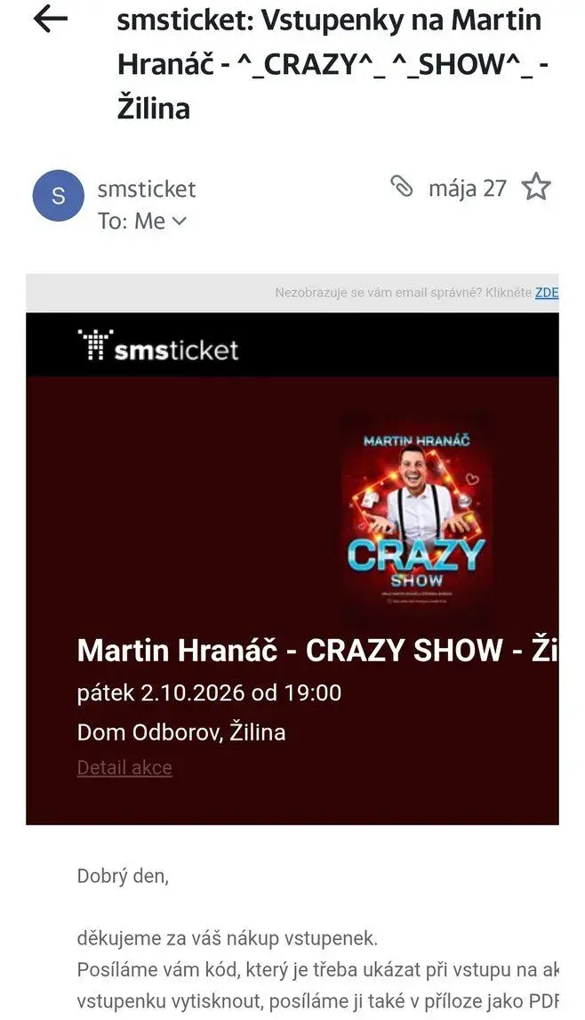 Martin Hranac Crazy show