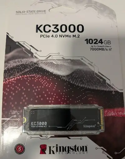 Kingston KC3000 NVMe 1TB HDD