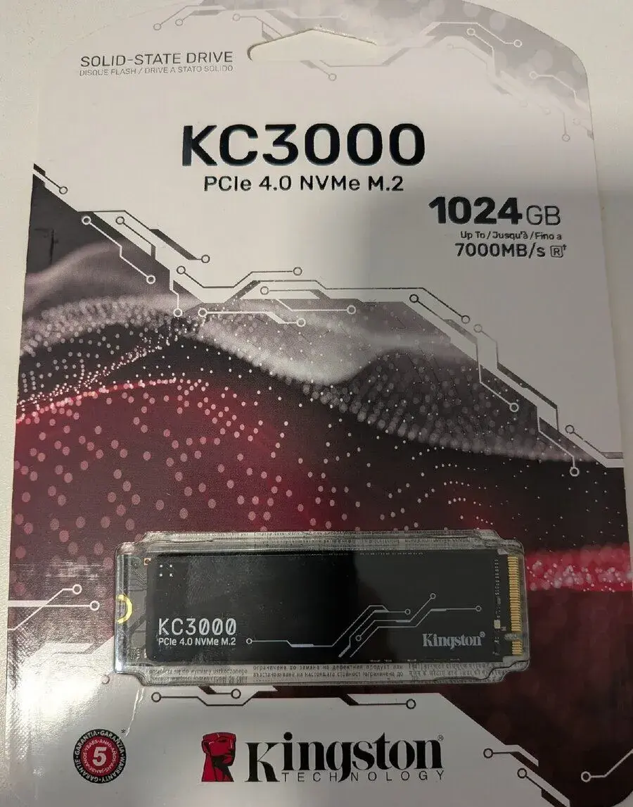 Kingston KC3000 NVMe 1TB HDD