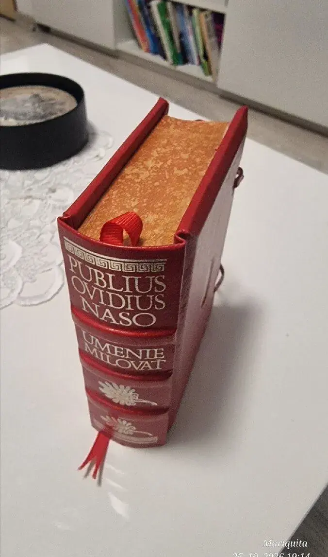 Zberateľská miniatúrna kniha: Publius Ovidius Naso – Umenie