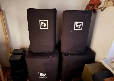 Kompletný DJ sound systém: Electro-Voice (2x ZLX-15P + 2x EL