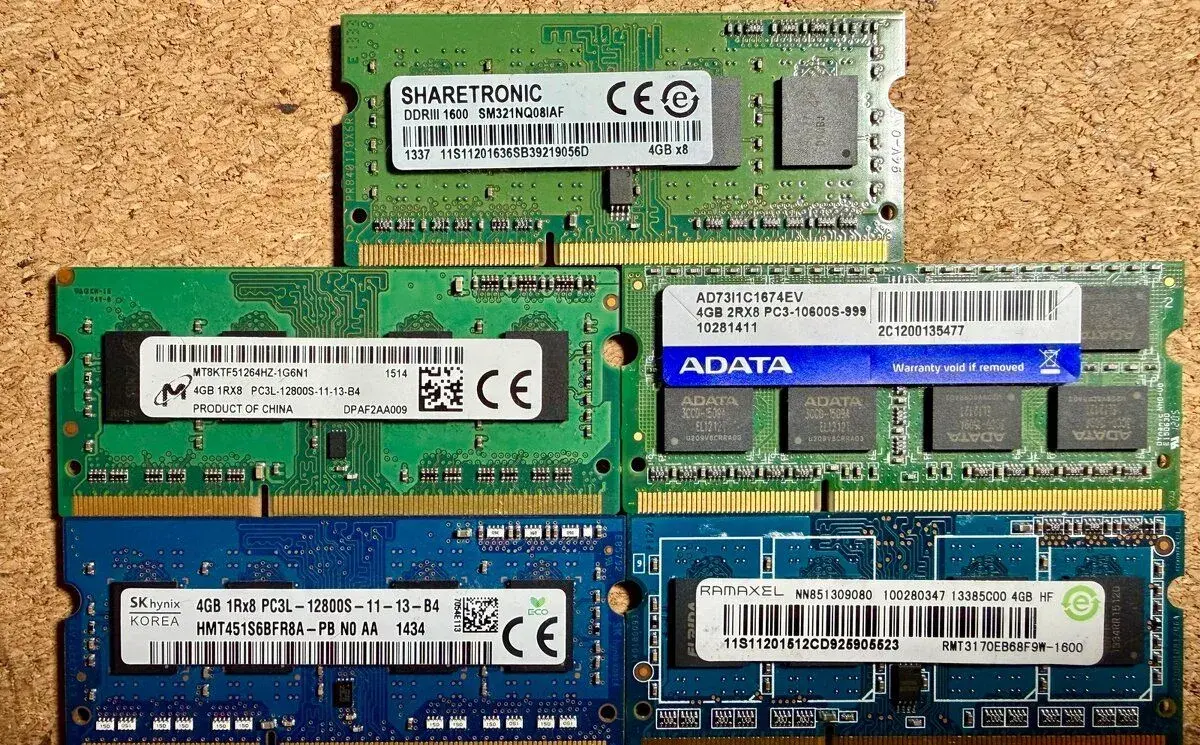 DDR3 RAM 4GB notebook