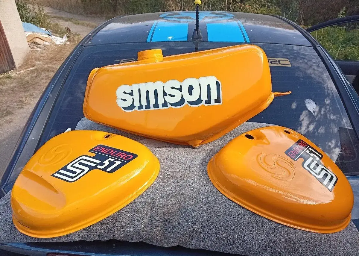 Simson S51 Enduro Nadrž+Skrinky