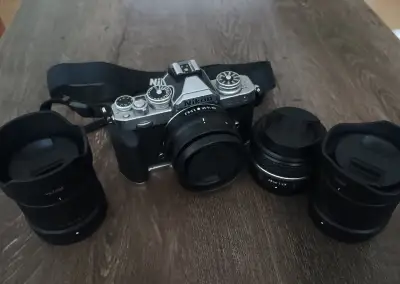 NIKON Zfc + 4 objektívy