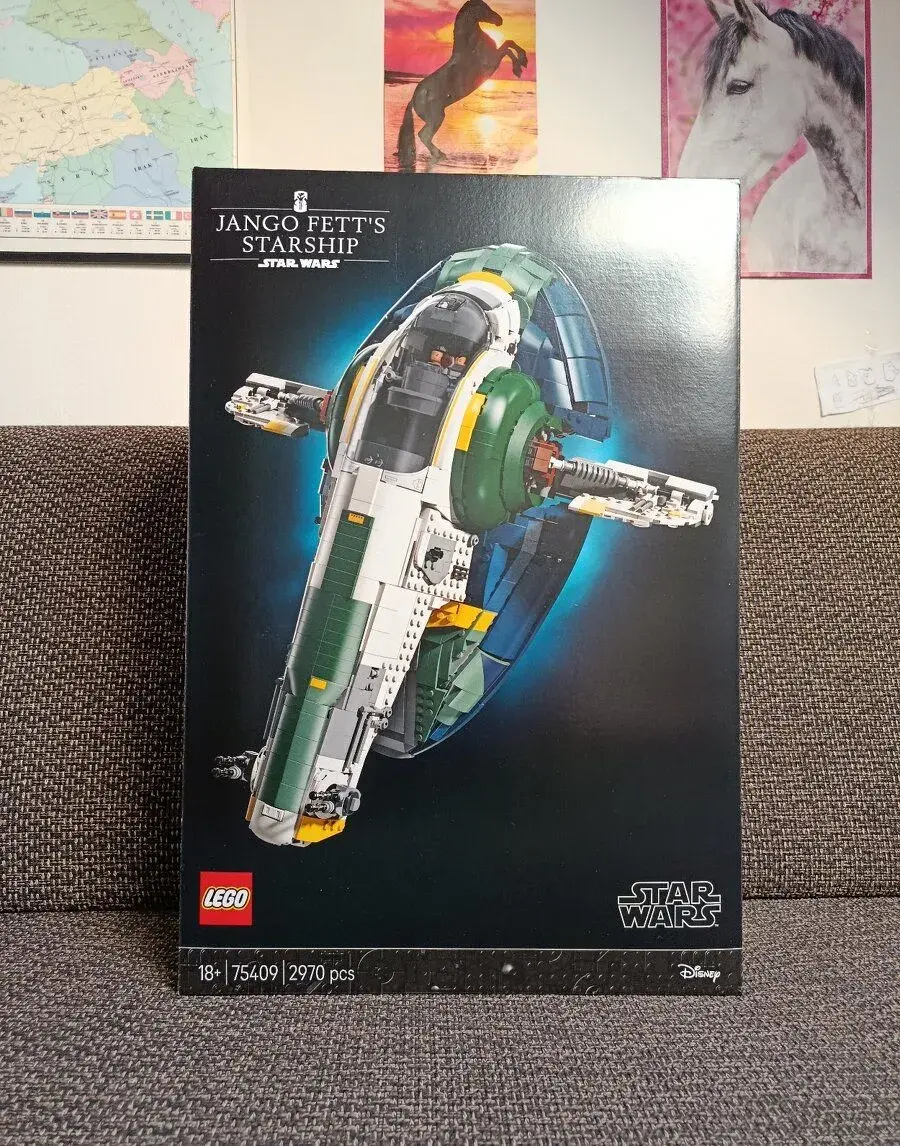 LEGO Jango Fett a jeho vesmírna loď triedy Firespray