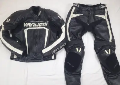 Vanucci Art XIV Racing pánska kožená moto kombinéza M 50