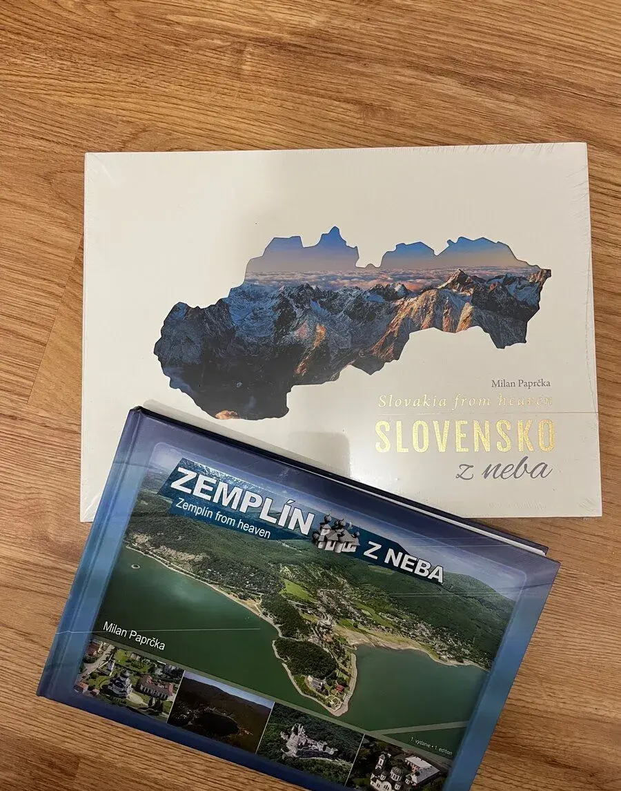 Fotografické knihy Slovensko z neba + Zemplín z neba