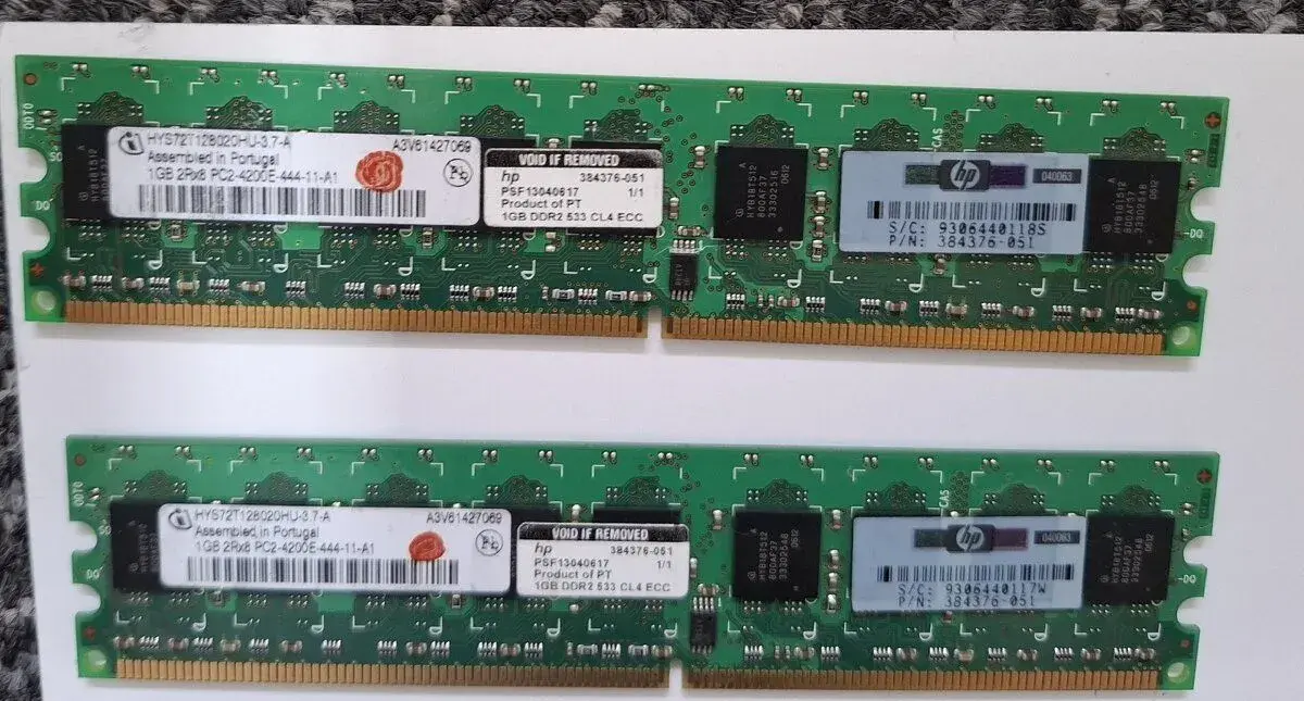 RAM HP 4x 1GB DDR2 533 CL4 ECC