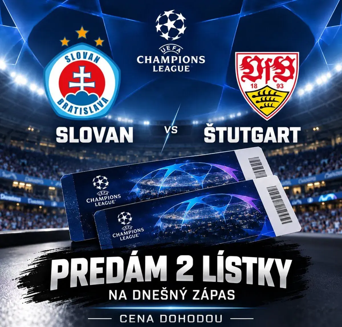 Slovan-Stuttgart a zápasy Ligy Majstrov Slovanu