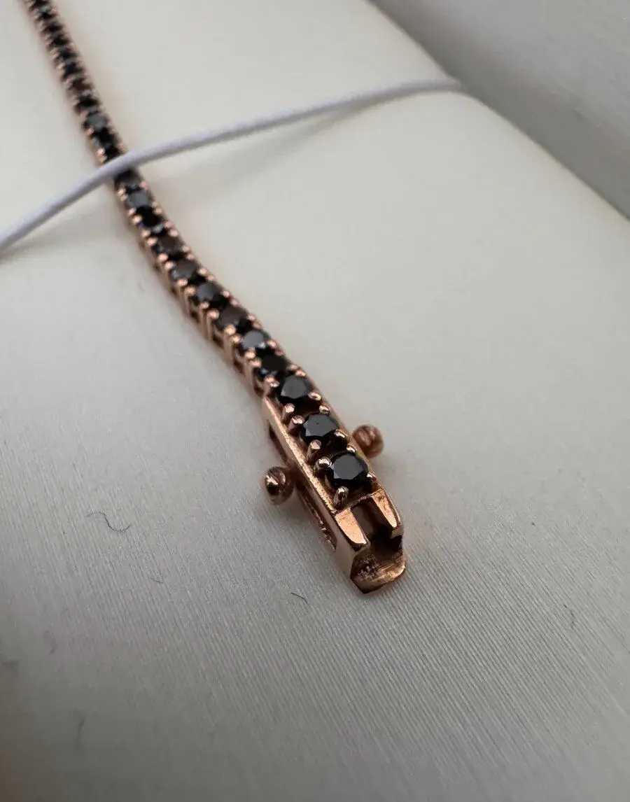Diamantový náramok 3.00 ct / 18K ružové zlato (Certifikát)